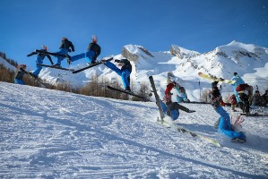 Voyage au ski 2018 - chute en ski